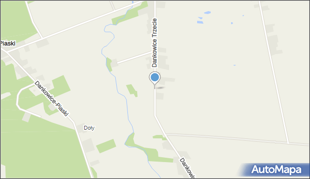 Dankowice Trzecie, Dankowice Trzecie, mapa Dankowice Trzecie