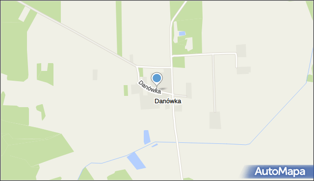 Danówka, Danówka, mapa Danówka