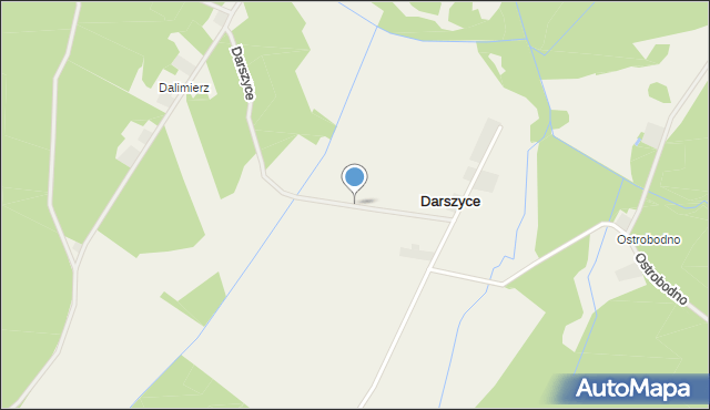 Darszyce, Darszyce, mapa Darszyce