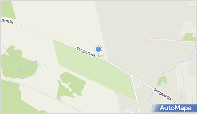 Dobrzany powiat stargardzki, Dawna Armii Czerwonej, mapa Dobrzany powiat stargardzki