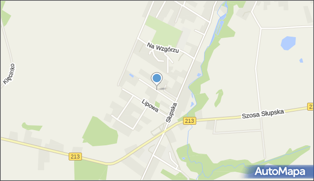 Główczyce powiat słupski, Dawna 9 Marca, mapa Główczyce powiat słupski