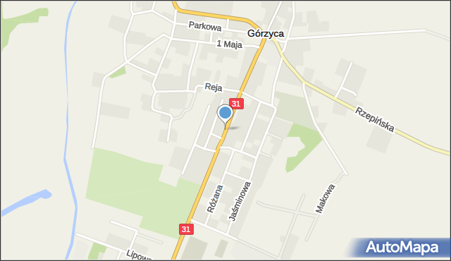 Górzyca powiat słubicki, Dawna Osiedle 40-lecia PRL, mapa Górzyca powiat słubicki