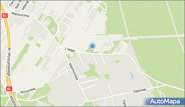 Jabłonna powiat legionowski, Dawna Obrębowa, mapa Jabłonna powiat legionowski