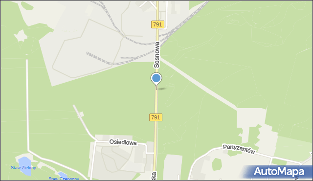 Klucze powiat olkuski, Dawna XXX-lecia PRL, mapa Klucze powiat olkuski