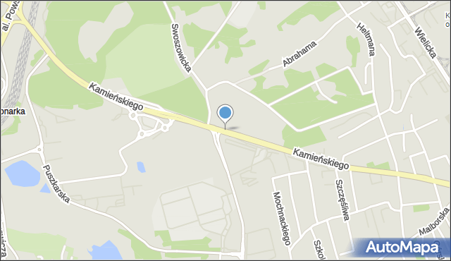 Kraków, Dawna Kamieńskiego Henryka, gen., mapa Krakowa