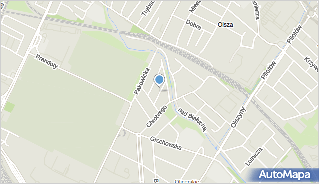 Kraków, Dawna Jaworskiego Władysława, mapa Krakowa