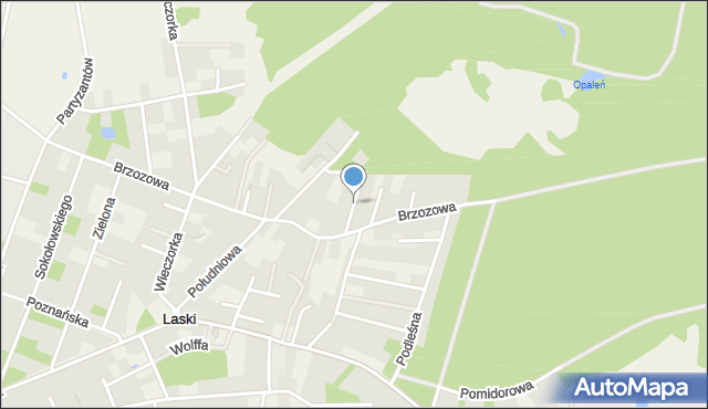 Laski gmina Izabelin, Daszewskiego Antoniego, mapa Laski gmina Izabelin
