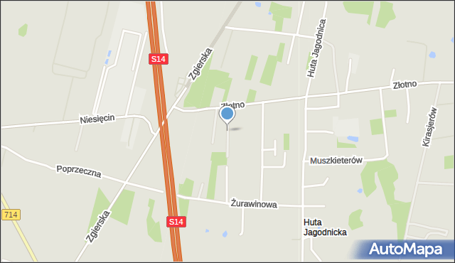 Łódź, Dawna Gwardii Ludowej, mapa Łodzi