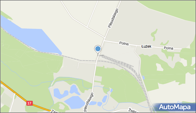 Lubycza Królewska, Dawna 22 Lipca, mapa Lubycza Królewska