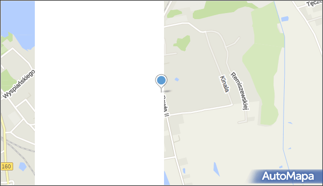 Międzychód, Dawna Gwardii Ludowej, mapa Międzychód