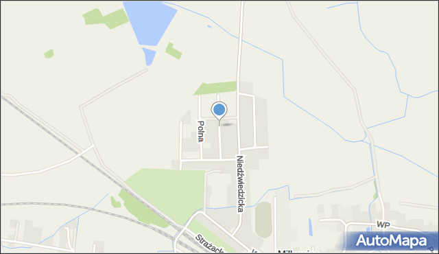 Miłkowice powiat legnicki, Dawna 22 Lipca, mapa Miłkowice powiat legnicki