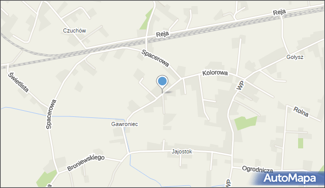 Mnich, Dawna Gwardii Ludowej, mapa Mnich