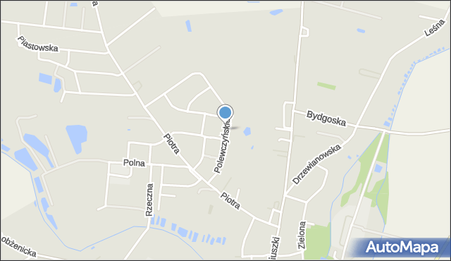 Mrocza, Dawna 27 Stycznia, mapa Mrocza
