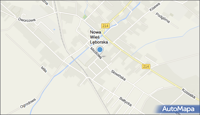Nowa Wieś Lęborska, Dawna Osiedle XXX-lecia PRL, mapa Nowa Wieś Lęborska