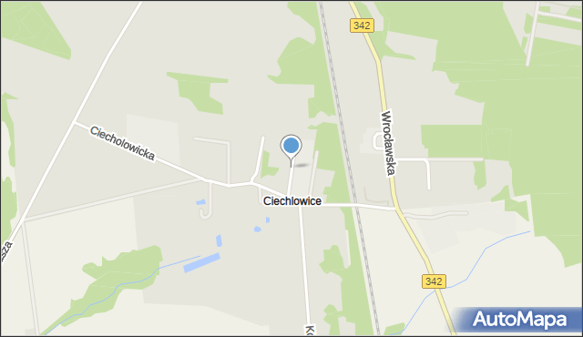 Oborniki Śląskie, Dawna 9 Maja, mapa Oborniki Śląskie