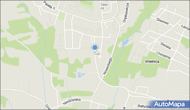 Płock, Dawna Szczęsnego Stefana, mapa Płock