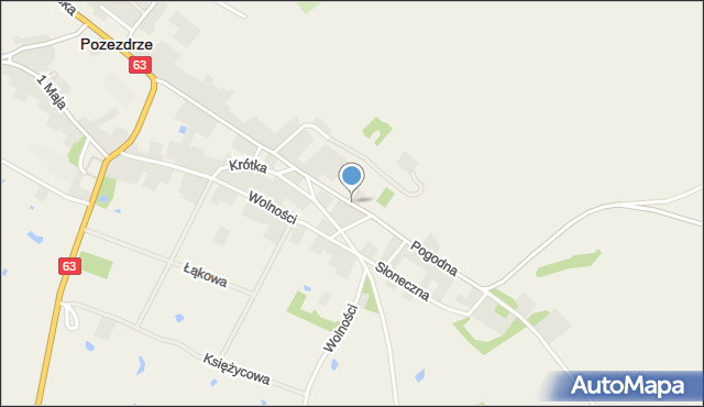 Pozezdrze, Dawna Świerczewskiego Karola, gen., mapa Pozezdrze