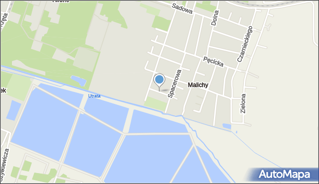 Pruszków, Daleka, mapa Pruszków