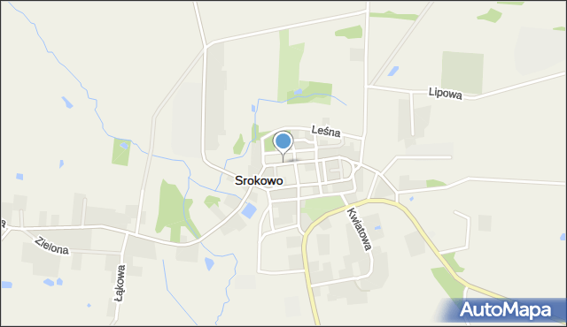 Srokowo, Dawna Zawadzkiego Aleksandra, gen., mapa Srokowo