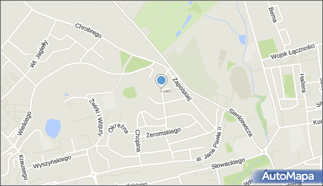 Świecie, Dąbrowskiej Marii, mapa Świecie