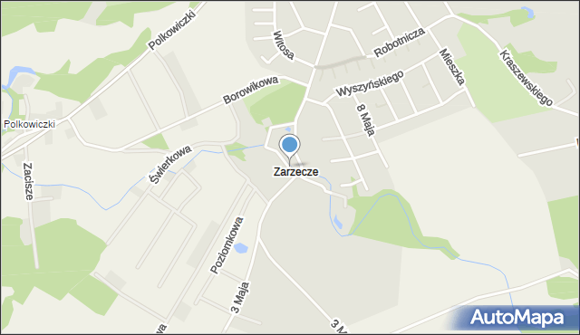 Szprotawa, Dawna Pstrowskiego Wincentego, mapa Szprotawa