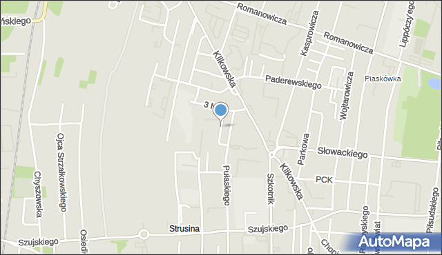 Tarnów, Dawna Szenwalda Lucjana, mapa Tarnów