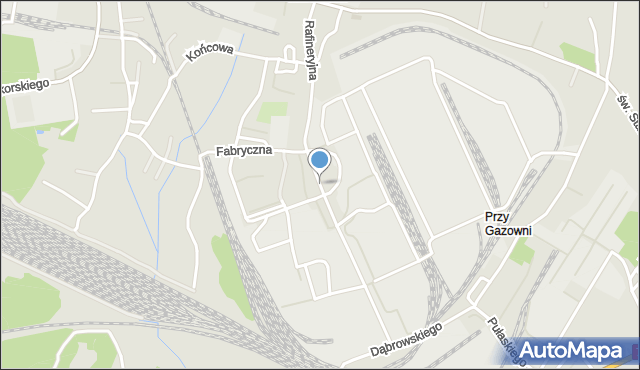 Trzebinia powiat chrzanowski, Dawna Kruczkowskiego, mapa Trzebinia powiat chrzanowski