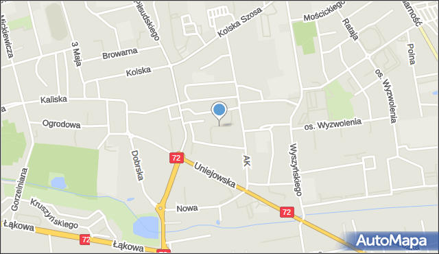 Turek, Dąbrowskiego Jarosława, gen., mapa Turka