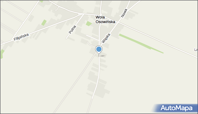 Wola Osowińska, Dawna 22 Lipca, mapa Wola Osowińska