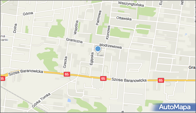 Zaścianki gmina Grabówka, Dakarska, mapa Zaścianki gmina Grabówka