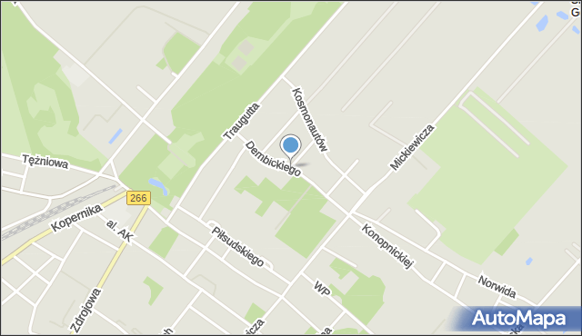 Ciechocinek, Dembickiego Józefa, mapa Ciechocinek