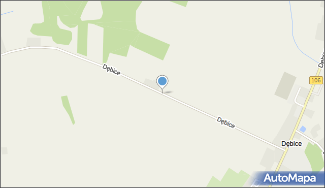 Dębice gmina Maszewo, Dębice, mapa Dębice gmina Maszewo