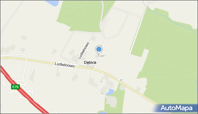 Dębice gmina Włocławek, Dębice, mapa Dębice gmina Włocławek