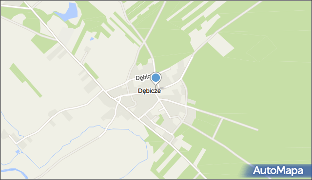 Dębicze, Dębicze, mapa Dębicze