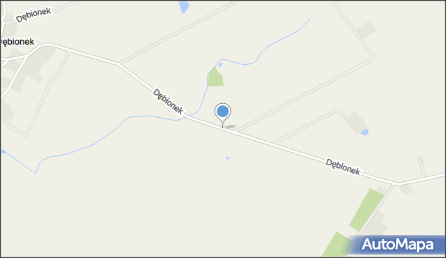 Dębionek, Dębionek, mapa Dębionek