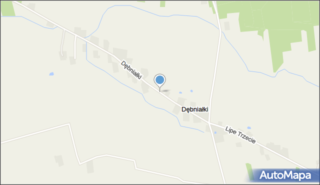 Dębniałki gmina Blizanów, Dębniałki, mapa Dębniałki gmina Blizanów