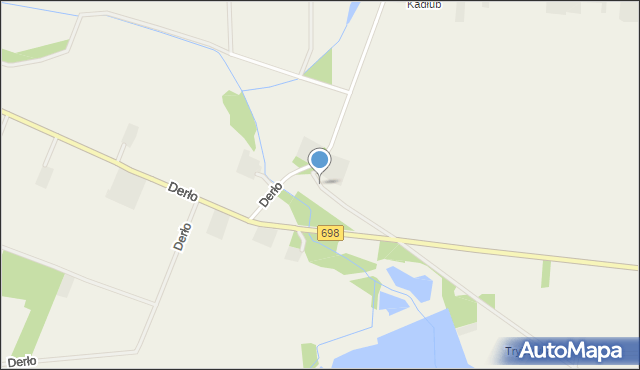 Derło, Derło, mapa Derło