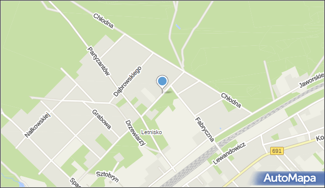Garbatka-Letnisko, Dębowa, mapa Garbatka-Letnisko