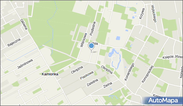 Jazgarzewszczyzna, Dębowa, mapa Jazgarzewszczyzna