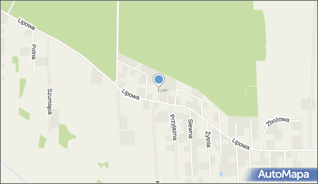 Kruszyn Krajeński, Dębowa, mapa Kruszyn Krajeński