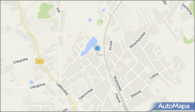 Sierakowice powiat kartuski, Derdowskiego Hieronima, mapa Sierakowice powiat kartuski