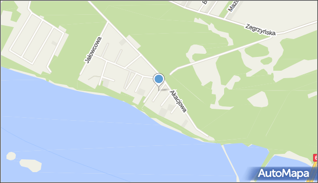 Skubianka, Dębowa, mapa Skubianka