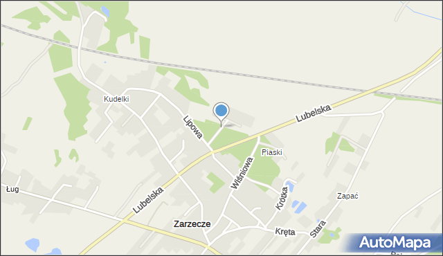 Zarzecze gmina Nisko, Dębowa, mapa Zarzecze gmina Nisko