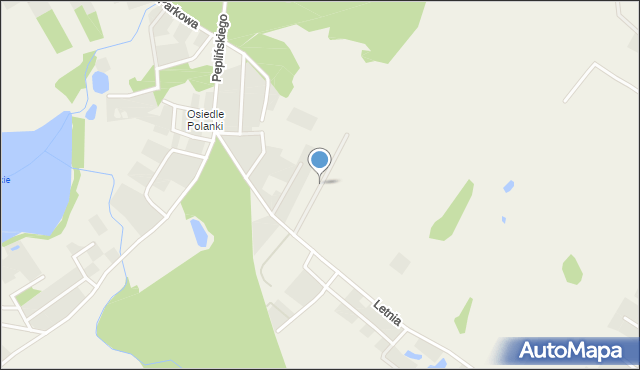 Rokocin, Diamentowa, mapa Rokocin