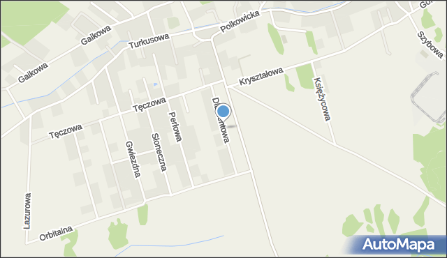 Sobin, Diamentowa, mapa Sobin