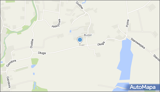 Bestwinka, Długa, mapa Bestwinka