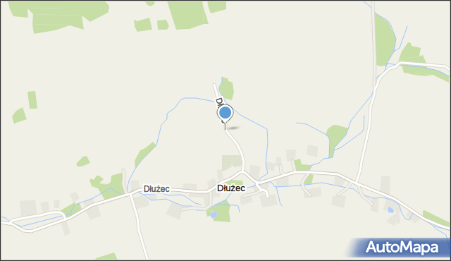 Dłużec gmina Lwówek Śląski, Dłużec, mapa Dłużec gmina Lwówek Śląski