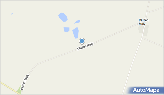 Dłużec Mały, Dłużec Mały, mapa Dłużec Mały