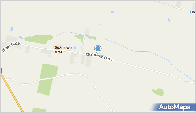 Dłużniewo Duże, Dłużniewo Duże, mapa Dłużniewo Duże