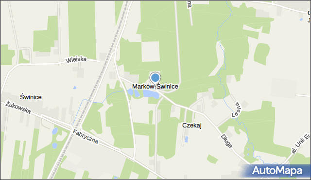 Marków-Świnice, Długa, mapa Marków-Świnice